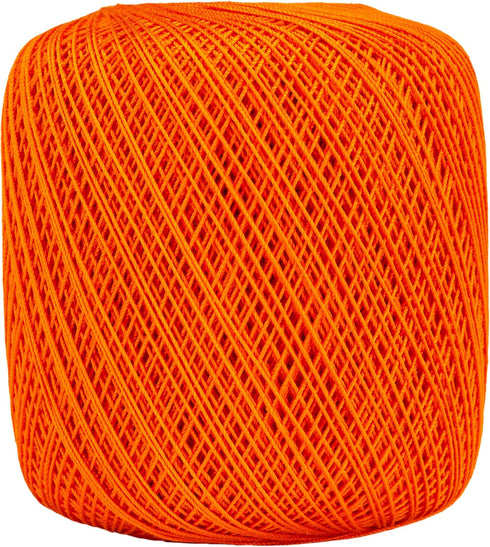 Coats Crochet 154-431 Aunt Lydia's Crochet, Cotton Classic Size 10, Pumpkin...