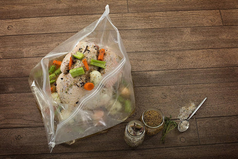Large Turkey Brine Bags Heavy Duty for Turkey or Ham XL, 2 pack, with Cooking Twine...