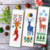 Povitrulya Stag and Moon - Counted Cross Stitch Bookmark Kit - DIY Embroidery set - Hand Made Christmas Gift for Adults and Kids...