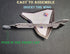 Zugar Land Space Shuttle Foam Gliders (8") (1 Pack) Outer Space Cosmos Flying Toys. Plane Fun Jet (One Piece)...