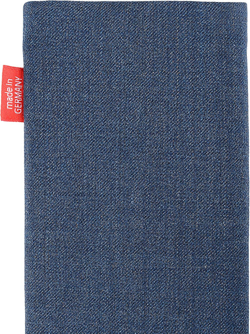 Jive Blue Custom Tailored Sleeve for Apple iPhone Xr | Made in Germany | Fine Suit Fabric Pouch case Cover with Microfibre Lining for Display Clea...