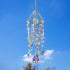 Crystal Suncatchers Hanging Wind Chime Style Garden Suncatcher Rainbow Maker Handmade Gold Plated Suncatcher...