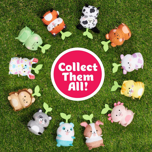 Sakuties Mini Collectible Stylized Plush Stuffed Animals, (Pack of 3) Blind Collectible, Kids Toys for Ages 3 Up by Just Play...