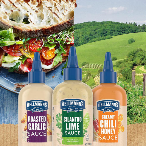 Hellmann's Drizzle Sauce for an exciting Condiment, Dip, Drizzle and Dress Mixed, Gluten Free, Dairy Free, No Artificial Flavors, No High-Fructose...
