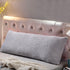 Reafort Ultra Soft Sherpa Body Pillow Cover/Case with Zipper Closure 21"x54" (21"x54" Body Pillow Cover, Silver Grey)...