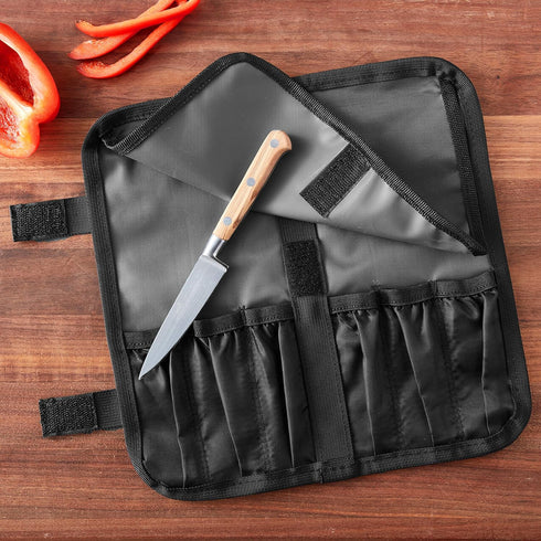 Mercer Culinary Plating Tool Roll, Black...
