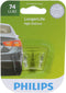 Philips - 74LLB2 74 LongerLife Miniature Bulb, 2 Pack 14V...