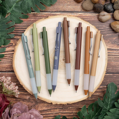 Gel Pens - Earthy, Matte Finish, Smooth Writing, No Bleed - For Journaling, Bible Notes, Drawing - Cute School Supplies, 8 Pack...