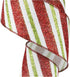 Craig Bachman Diagonal Glitter Stripe Wired Edge Ribbon - 2.5" x 30 Ft (White, Red, Lime Green)...