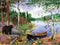 550 Piece Puzzle for Adults Black Bear and Cabin by J. Charles 24X18 Country Life Jigsaw from KI Puzzles (02632-SB)...