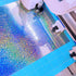 28 Sheets Holographic Cardstock Paper 250gsm/92lb, 8.5 x 11 Metallic Glitter Paper 4 Mixed Styles Printable Only Compatible with Laser Printer,Thi...