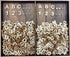 Cregugua 592 Pieces 1/2 Inch Mini Wooden Alphabet Letters and Unfinished Wood Numbers with Rustic Storage Tray for Scrapbooking DIY Crafts Homemad...