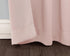 Sun Zero Easton Energy Saving Blackout Rod Pocket Curtain Panel, 40" x 63", Blush Pink...