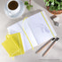 Pentalic 3" x 4" Pocket Sketchbook Traveler Journal, 160 Pages, Citrine Yellow...