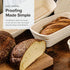 Frieling Proofing Basket, Brotform Bread Rising Banneton and Serving Basket, Rectangle, 12-Inch by 5.5-Inch...