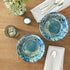 Radiance Teal Melamine 7.5" All Purpose Bowl Set of 6 – Deep Break-Resistant Bowls for Salad, Soup, Pasta, Snacks – Dishwasher Safe, Indoor/Outdoo...