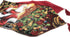 Tache Home Fashion Down The Chimney Santa Claus Christmas Festive Holiday Decorative Tapestry Table Runners, 13x54, red, Green, White, Gold...