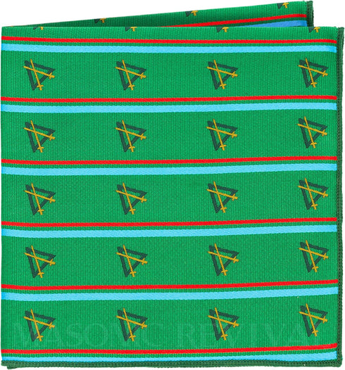 Knight Mason Pocket Square Handkerchief...