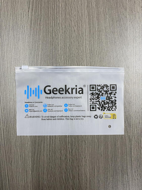 Geekria Medium Cooling-Gel Hook and Loop Headband Cover + Headband Pad Set Protector No Tool Needed Compatible with Razer, JBL, Plantronics, Sennh...