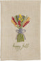 Mud Pie French Knot Fall Tea Towel, Happy Fall, 21" x 14"...