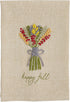 Mud Pie French Knot Fall Tea Towel, Happy Fall, 21" x 14"...
