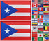 JBCD 2 Pack Puerto Rico Flag Patch Puerto Rican Flags Tactical Patch Pride Flag Patch for Clothes Hat Patch Team Military Patch...