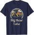 Big Bear Lake Mountains California Hiking Outdoors Vintage T-Shirt...