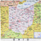 3dRose LLC 8 x 8 x 0.25 Inches Mouse Pad, Print of Ohio Cities and State Map (mp_184614_1)...