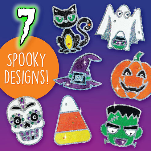 Creativity for Kids Halloween Window Art - Halloween Crafts, Make Your Own Halloween Window Clings...