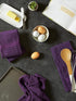 DII Basic Terry Collection Waffle Dishtowel Set, 15x26, Solid Eggplant, 4 Piece...
