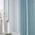 HLC.ME Lauren Semi Sheer Light Filtering Transparent Pocket Top & Back Tab Lightweight Floor Length Window Curtains Drapery Panels Bedroom & Livin...