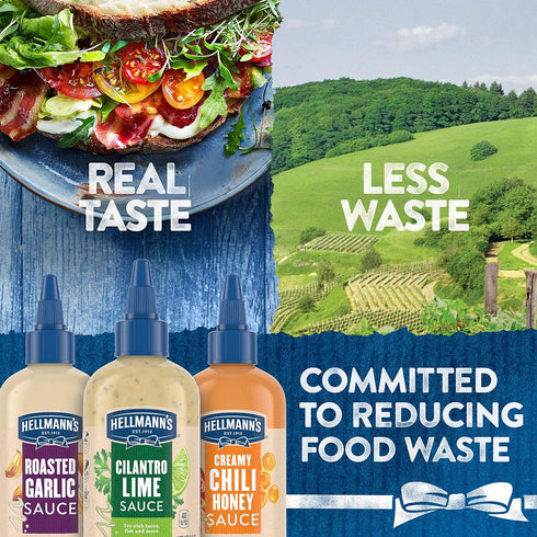 Hellmann's Drizzle Sauce for an exciting Condiment, Dip, Drizzle and Dress Mixed, Gluten Free, Dairy Free, No Artificial Flavors, No High-Fructose...