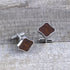 Cathy's Concepts Personalized Redwood Stainless Steel Cuff Links, Letter X...