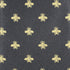 Bee Necktie With Box Microfiber Jacquard Gold Bee Pattern tie...