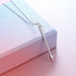 DAOCHONG S925 Sterling Silver Mens Womens Bow Arrow Couple Lovers Pendant Bff Friendship Best Friend Necklace Matching Valentine Day Gift for Wome...
