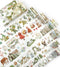 Idyllic PET Washi Tape Set - 6 Roll Wide PET Tape for Scrapbook Supplies,Character Decorative Girls Sticker,Aquarelle Stickers, Bullet Journals Ma...