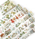 Idyllic PET Washi Tape Set - 6 Roll Wide PET Tape for Scrapbook Supplies,Character Decorative Girls Sticker,Aquarelle Stickers, Bullet Journals Ma...