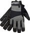 West County 013C/L Men's Gloves –Large, Charcoal, Work Gloves with Four-Way Spandex Backing, Adjustable Cuff...