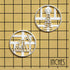 Set of 2 cookie cutters (Designs: Oil Derrick & Pump Jack), 2 pieces - Bakerlogy...