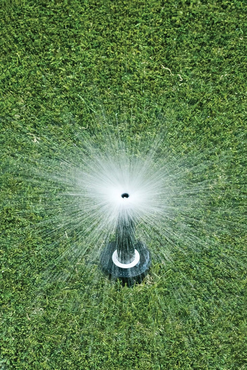 Rain Bird 1804FDSP25 Pressure Regulating (PRS) Professional Dual Spray Pop-Up Sprinkler, 360° Full Circle Pattern, 8' - 15' Spray Distance, 4" Pop...