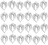 JGFinds Angel Wings Charms - 30 Pack Silver Tone for DIY Jewelry Making Supplies, Small 7/8 Inch Metal Wings for Bracelet, Necklace, Earrings or A...