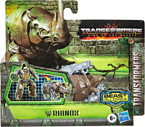 Transformers Hasbro Toys Rise of The Beasts Movie Beast Alliance Battle Changers Rhinox Action Figure,Ages 6 and Up,4.5 inch...