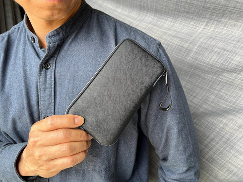 OneJoy Neoprene Phone Pouch, Lightweight Protective Cellphone Sleeve with Large Zipper Opening, Inner Pocket, Thermal Insulated, Durable Cell Phon...