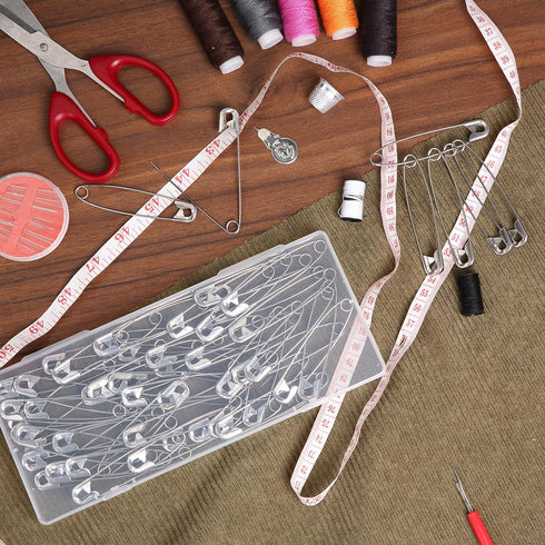 Mr. Pen- Safety Pins, 3 Inch, 50 Pack, Oversize Safety Pin, Large Safety Pins for Clothes, Oversized Safety Pins for Clothes, Large Safety Pins He...