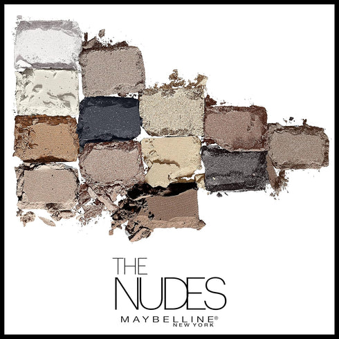 Maybelline The Nudes Eyeshadow Palette Makeup, 12 Pigmented Matte & Shimmer Shades, Blendable Powder, 1 Count...