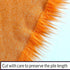 Bianna Vivid Orange Faux Fur Fabric, 60 inches Wide Options, American Seller, Luxury Shag Shaggy Material for Crafting, Sewing, Costumes, Fursuits...