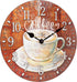 La Crosse Clock 404-2631C-INT 12-Inch Round Coffee Decorative Quartz Analog Wall Clock...