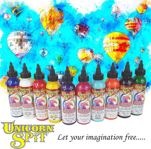 Unicorn SPiT 5770006 Gel Stain and Glaze, Zia Teal 4.0 FL OZ Bottle...