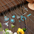FUNRUN JEWELRY 10Pcs Western Necklaces for Women Turquoise Necklace Cow Tag Lightning Bolt Horseshoe Bar Turquoise Pendant Necklace Cowgirl Boho W...