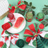 25 Yard Watermelon Wired Edge Ribbons, 5 Rolls Watermelon Print Summer Ribbons Watermelon Slices Plaid Ribbon Stripe Craft Ribbon for Gift Wrappin...